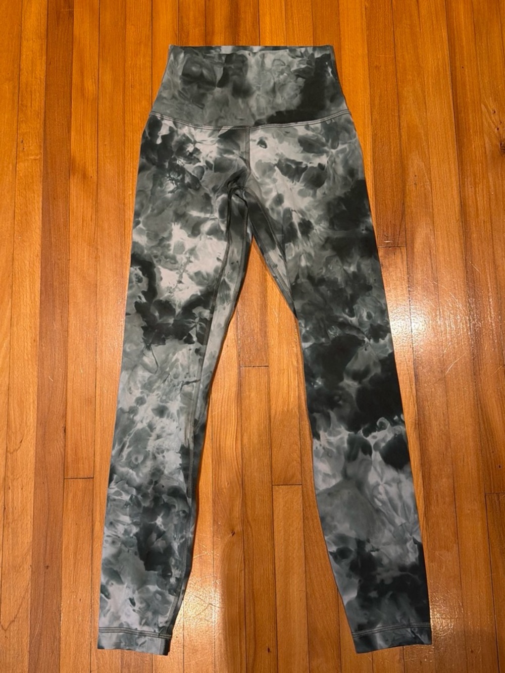 lululemon athletica Tie-Dye High-Rise Leggings - Black & Gray
